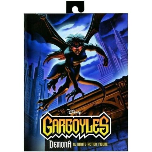 The time of the Gargoyles has come again! Arguably the best gothic cartoon of the 1990s, Gargoyles followed an ancient clan of gargoyles transported to modern-day Manhattan when their Scottish castle is relocated. The clan’s nemesis Demona joins the Ultimate line in 7″ scale, with a wingspan of 18 inches! The figure features full articulation, including on wings and tail, and comes with plenty of accessories: particle beam weapon, bazooka, Grimorum Arcanorum book that opens, and interchangeable heads and ha