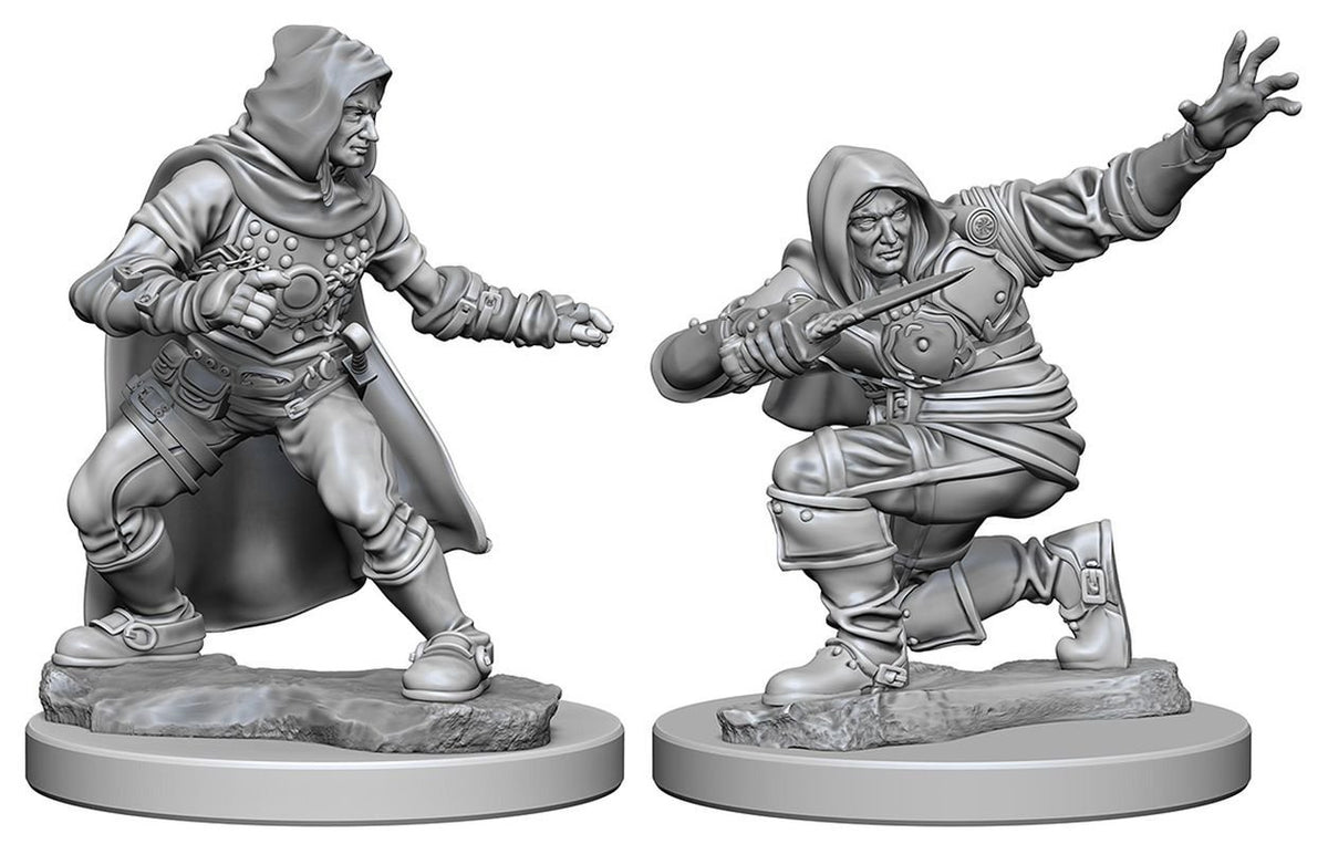 Dungeons & Dragons Nolzur’s Marvelous Miniatures come with highly-detailed figures, pre-primed with Acrylicos Vallejo primer and includes deep cuts for easier painting. The packaging of each different set will display the minis in a visible format.