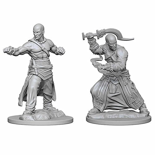 Pathfinder: Deep Cuts Unpainted Miniatures: Human Male Monk | Galactic Toys & Collectibles