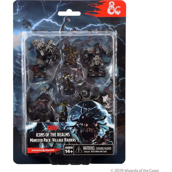 Dungeons & Dragons: Icons of the Realms: Monster Pack - Village Raiders | Galactic Toys & Collectibles