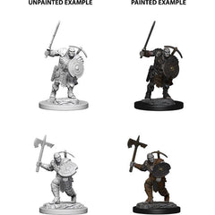 Dungeons & Dragons: Nolzur's Marvelous Unpainted Minis: Earth Genasi Male Fighter | Galactic Toys & Collectibles