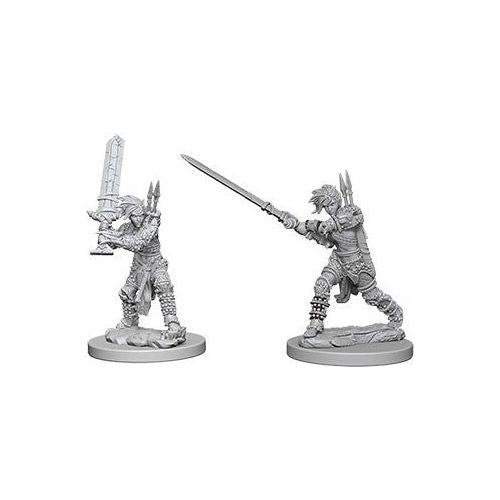 Wizkids: Pathfinder Deep Cuts Unpainted Minis: Female Human Barbarian | Galactic Toys & Collectibles