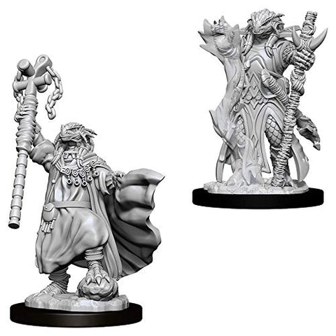 Dungeons & Dragons Nolzur`s Marvelous Unpainted Miniatures: W08 Dragonborn Female Sorcerer | Galactic Toys & Collectibles