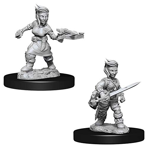 Pathfinder Deep Cuts Unpainted Miniatures: W08 Halfling Female Rogue | Galactic Toys & Collectibles