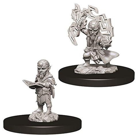 Pathfinder Deep Cuts Unpainted Miniatures: W09 Male Gnome Sorcerer | Galactic Toys & Collectibles