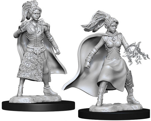 Dungeons & Dragons Nolzur’s Marvelous Miniatures come with highly detailed figures, primed and ready to paint out of the box. These fantastic miniatures include deep cuts for easier painting. The packaging displays these miniatures in a clear and visible format, so customers know exactly what they are getting. This is a 2-count character pack which includes a low-level and high-level miniature of the same character.