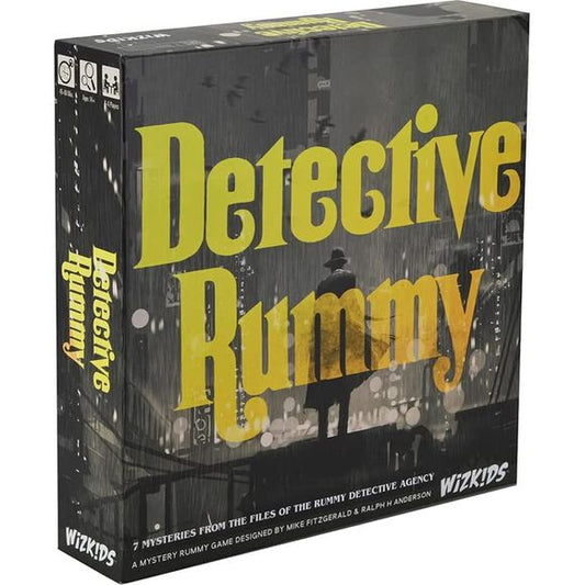 Detective Rummy breathes new life into Mike Fitzgerald’s classic Mystery Rummy Series, with 7 all-new cases and an interconnected campaign! Detective Rummy is a Rummy-style card game for 2 to 4 players, with a storytelling element revealed in a series of 7 different cases. Players take the roles of Detectives vying to solve the cases and gain fame. Immersive noir setting: The story begins at the legendary Rummy Detective Agency, and each case takes you to various locations to solve a crime, including the di
