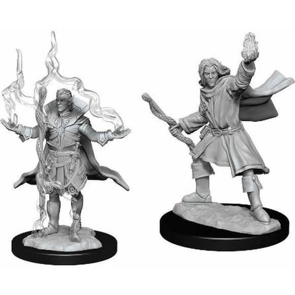 Pathfinder Deep Cuts Unpainted Miniatures: W14 Elf Sorcerer Male | Galactic Toys & Collectibles