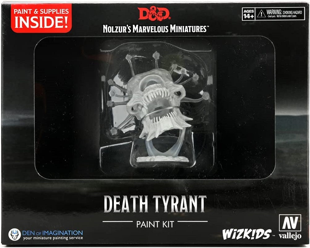 Get your hands on the D&D Nolzur’s Marvelous Miniatures: Death Tyrant figure and join in with friends and family in this exciting Paint Night Event at your friendly local game store or from the comfort of your own home!