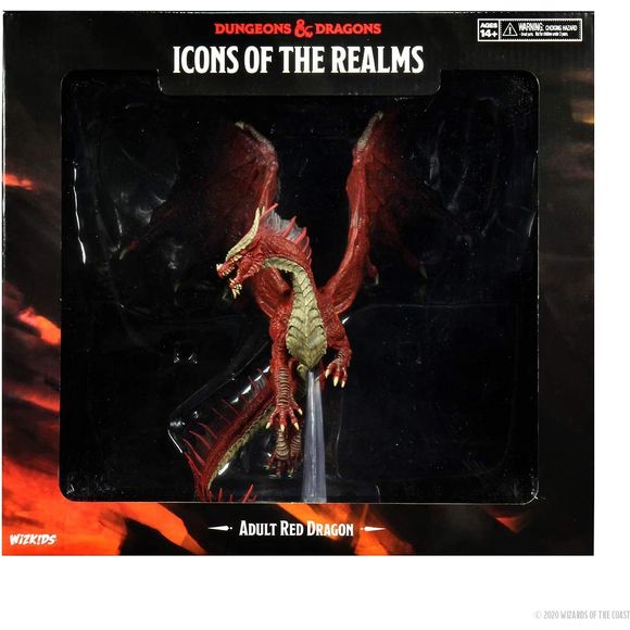 D&D Icons of The Realms: Adult Red Dragon Premium Figure | Galactic Toys & Collectibles