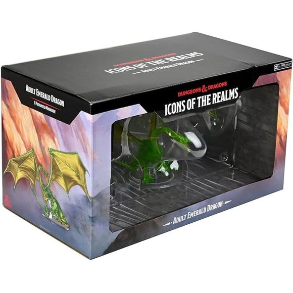 D&D Icons of The Realms: Adult Emerald Dragon Premium Figure | Galactic Toys & Collectibles