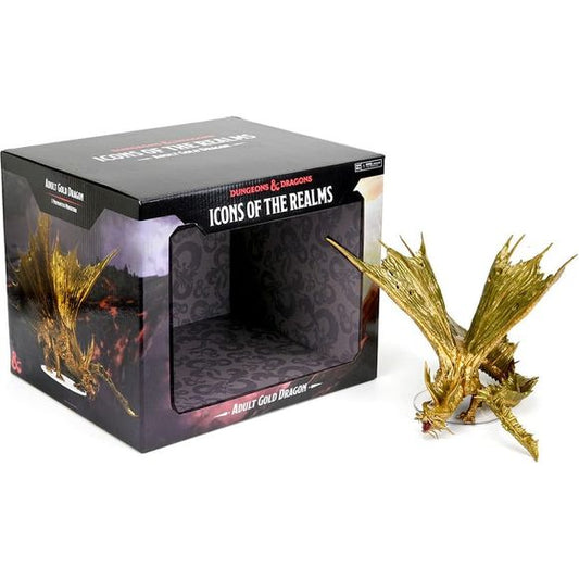 D&D Icons of The Realms: Adult Gold Dragon Premium Figure | Galactic Toys & Collectibles