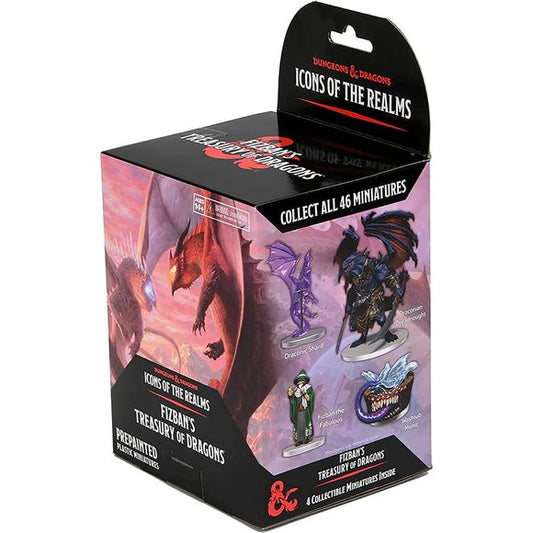 D&D Icons of The Realms: Fizban's Treasury of Dragons 1 Booster - Contains 4 Miniatures | Galactic Toys & Collectibles