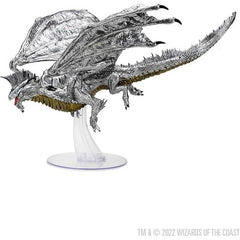 D&D Icons of The Realms: Adult Silver Dragon Premium Figure