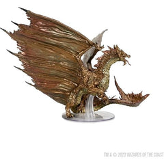 D&D Icons of The Realms: Adult Brass Dragon Premium Figure | Galactic Toys & Collectibles