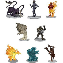 D&D Classic Collection: Monsters D-F is a highly collectable set of pre-painted miniatures that is inspired by iconic monsters from the original Dungeons & Dragons Monster Manual. This set contains: Displacer Beast, Doppleganger, Efreeti, Air Elemental, Earth Elemental, Fire Elemental, Water Elemental, Ettin.