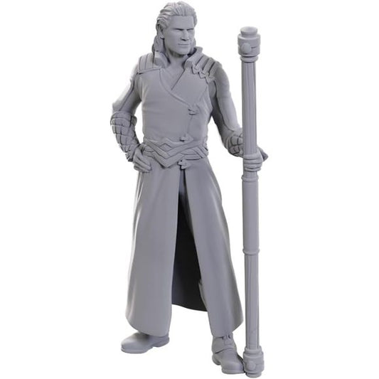 Transport your favorite characters from the screen to the tabletop with the new Nolzur's Marvelous Miniatures: Special Edition Baldur's Gate 3! Each pack contains two iconic characters from the award-winning Dungeons & Dragons video game, Baldur's Gate 3, and are primed and ready with deep cuts for easier painting. This two-pack features: Gale, the human wizard prodigy, is cursed with a long-lost form of magic suffusing his body. Astarion, the high elf rogue vampire spawn, is dead set on vengeance against h