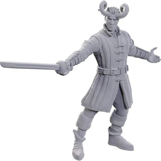 Transport your favorite characters from the screen to the tabletop with the new Nolzur's Marvelous Miniatures: Special Edition Baldur's Gate 3! Each pack contains two iconic characters from the award-winning Dungeons & Dragons video game, Baldur's Gate 3, and are primed and ready with deep cuts for easier painting. This two-pack features: Wyll, the heroic human warlock bound to a fiendish patron, is the celebrated Blade of the Frontiers. Karlach, the ferocious tiefling barbarian, has an infernal engine in p