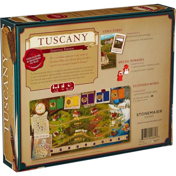 Stonemaier Games: Viticulture: Tuscany Expansion Board Game | Galactic Toys & Collectibles