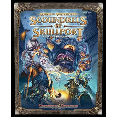 Scoundrels of Skull port adds TWO new expansions to the Lords of Water deep board game -- Under mountain and Skull port -- inspired by the vast dungeon and criminal haven under Water deep. Players can choose to include one or both expansions in a Lords of Water deep game. The expansions also allow the addition of a sixth player. The Skull port expansion adds a new resource to the game: Corruption. The Under mountain expansion features bigger quests and more ways to get adventures. Scoundrels of Skull port a