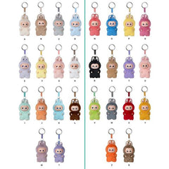 POP MART Labubu V4 The Monsters Pin For Love Alphabet Plush Pendant - Letter L