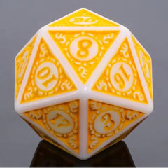 Galactic Dice Acrylic HD Dice Sets - The Magic (Gold) Set of 7 Dice