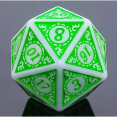 Galactic Dice Acrylic HD Dice Sets - The Magic (Green) Set of 7 Dice