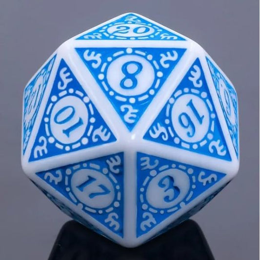 Galactic Dice Acrylic HD Dice Sets - The Magic (Blue) Set of 7 Dice