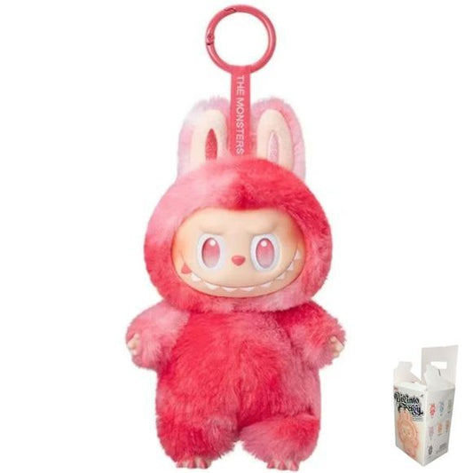 POP MART Labubu V3 Big Into Energy The Monsters Series Love Plush. Authentic product, the packaging has been opened to verify contents - and will ship with the original box, and all included materials.  Authenticity QR code has NOT been redeemed yet, and buyer will be able to redeem to verify authenticity.  Finish your collection of Labubu's today!