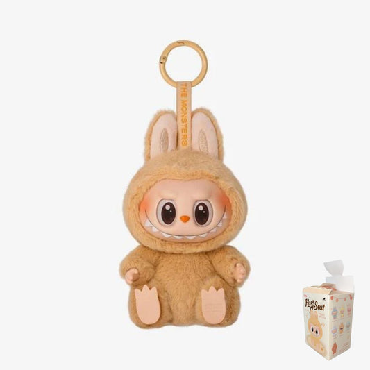 POP MART Labubu BABA Plush — V2 Have A Seat Series, authentic, opened only for verification.

BABA is part of The Monsters' "Have A Seat" series, capturing Labubu mid-perch in his signature curled-up, legs-dangling pose. This is a genuine POP MART release: the packaging has been opened to verify contents and will ship with the original box and all included materials, but the figure itself has never been displayed or used.

Authenticity QR code has NOT been redeemed — you'll be able to scan and verify it you