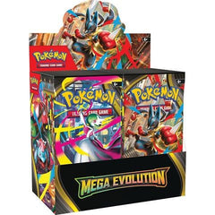 Release Date: 09/26/2025
Mega Evolve Your Strength to the Next Stage! Striving to become stronger, Pokémon of all types are putting everything on the line to become Mega Evolution Pokémon ex! Harness the strong aura of Mega Lucario ex, embrace the overflowing power of Mega Gardevoir ex, and team up with more of these powerful Pokémon that boast devastating attacks and massive HP. But consider your strategy carefully—extra power brings extra risks! Choose your Pokémon partners and prepare for the biggest bat