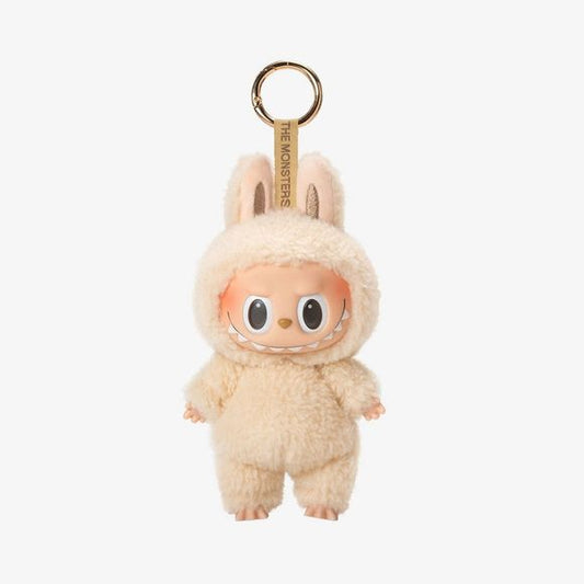 POP MART Labubu V1 Exciting Macaron The Monsters Series Soymilk Plush. Authentic product, the packaging has been opened to verify contents - and will ship with the original box, and all included materials.  Authenticity QR code has NOT been redeemed yet, and buyer will be able to redeem to verify authenticity.  Finish your collection of Labubu's today!