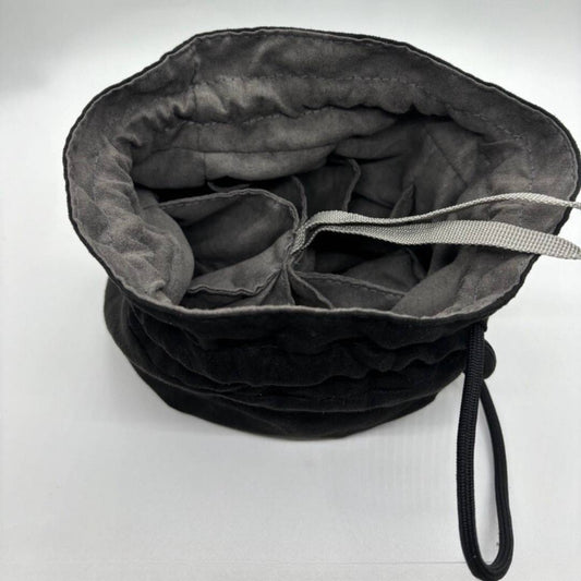 Large Draw String Dice Bag - Black