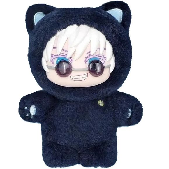 Contains 1 Gojo JJK Cat Ear Plush Keychain. Authentic product, the packaging has been opened to verify contents - and will ship with the original box, and all included materials.

Realistic Cute Design: Meticulously crafted plushies showcase intricate detail, capturing the charm of cartoon characters with lifelike appeal for a delightful addition to any collection

Skin-Friendly Plush Fabric: Crafted with ultra-soft plush material, this cartoon character plushie ensures a comfortable touch experience while
