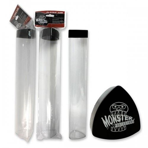 Monster Protectors - Playmat Tube Prism-shaped Playmat Tube (Black) | Galactic Toys & Collectibles