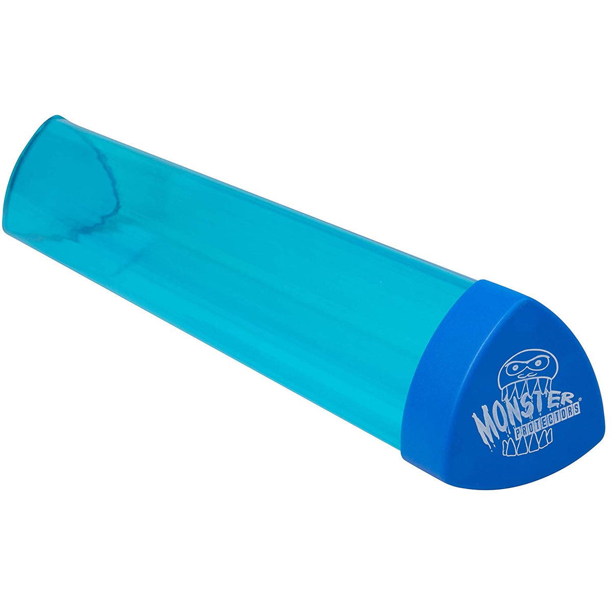 Playmat Tube - Monster Protectors Prism-shaped Play Mat Tube - Won't Roll Off Surface and Easy in and Out Design: When you want the best, demand Monster Protectors. The number one brand in premium albums now introduces the newest addition to its line - Monster Tubes. Adorned with the Monster Logo and sporting a new revolutionary prism design, your Mat won't roll off the table, and your fingers can easily go in and out to remove your mat. You will never go round again!