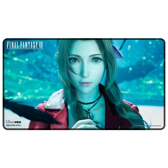 SQUARE ENIX is partnering with the renowned card game accessory brand Ultra PRO to produce a premium series of playmats. Stitched playmats offer an added premium feel and enhance your gameplay experience! Made with a soft fabric top and a non-slip rubber backing to reduce damage to cards and keep the playmat in place. With dimensions of approximately 24 in. x 13.5 in., a playmat also makes an excellent oversize mousepad for home or office.