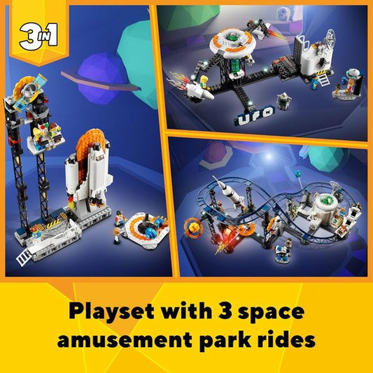 Kit de Construcción Montaña Rusa Espacial 3 en 1 LEGO Creator 31142