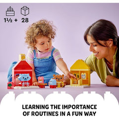 LEGO DUPLO 10414 Daily Routines Eating & Bedtime Building Set