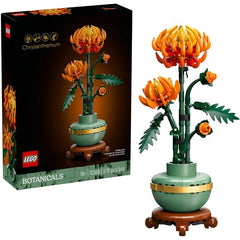 Take time out with the LEGO® Icons Chrysanthemum flower decor building set for adults (10368). The chrysanthemum is a popular motif in traditional art and represents fall as part of the classic quartet of beautiful plants known as the Four Gentlemen. Indulge in a mindful building project or treat a loved one to this timeless floral display – a perfect gift idea for any occasion.  This detailed replica, with posable leaves and petals, captures the vivid orange flower in bud, blooming and in full bloom and co