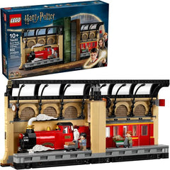 All aboard at Platform 9¾! The LEGO Harry Potter Book Nook: Hogwarts Express (76450) transforms ordinary bookshelves into magical gateways to the wizarding world. Harry Potter enthusiasts ages 10 and up build the iconic train that carries students to Hogwarts School of Witchcraft and Wizardry. Young wizards can recreate the famous King's Cross station scene with included Harry Potter and Ron Weasley minifigures, and their faithful companions Hedwig and Scabbers. The detailed train features side cutouts so s