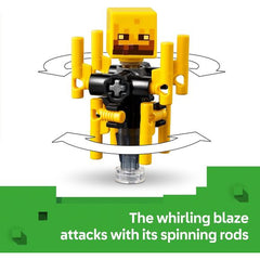 LEGO 21266 Minecraft The Nether Lava Battle Building Set