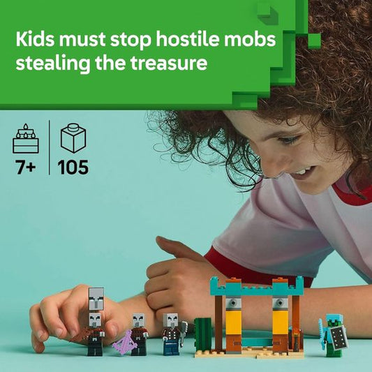 LEGO 21267 Minecraft The Illager Desert Patrol Building Set