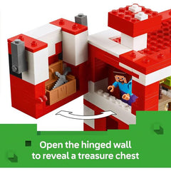 LEGO 21270 Minecraft Das Mooshroom-Haus Bauset