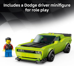 LEGO Speed Champions 77237 Dodge Challenger SRT Hellcat Sports Car Building Set