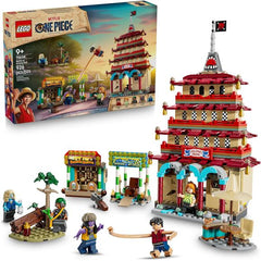 The epic showdown at Arlong Park comes to life as young ONE PIECE fans ages 9 and up join the Straw Hat Pirates in their battle against the tyrannical Arlong Pirates. This action-packed building toy recreates an epic confrontation from the Netflix series, where Luffy and crew fight to free Nami's village from the fishman's cruel reign. Kids create dramatic battle sequences with the collapsible pagoda that explodes when tapped firmly on top and set up a shooting gallery with targets for practicing aim with s