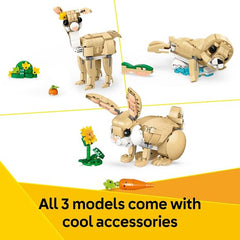 LEGO Creator 31162 3 in 1 Cute Bunny Building Kit