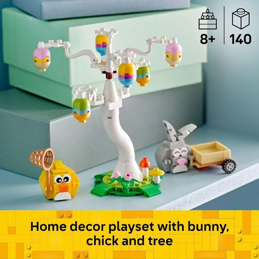LEGO Creator 40808 Kit de construcción de caza de huevos de Pascua con conejo y pollo