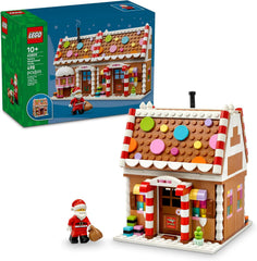 Ready for sugar, spice and everything nice this holiday season? It’s time to put a playful spin on a Christmas tradition with this LEGO® Festive Gingerbread House (40809) building kit for kids aged 10 and up. Budding elves and bakers will have lots of fun creating the toy gingerbread house, which features colorful decorations and 2 stickers, before exploring the magic inside. The model opens to reveal Santa’s desk, fireplace and bedroom, plus a Santa minifigure that inspires imaginative role play as kids co