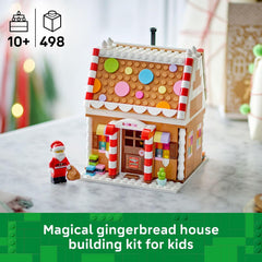 LEGO Christmas 40809 Festive Gingerbread House Building Kit
